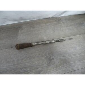 Vintage Yankee No. 30 North Bros. Spiral Ratchet Screwdriver Push Drill Tool USA